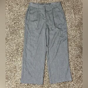 Women’s Old Navy black herringbone wide leg Taylor trousers large petite